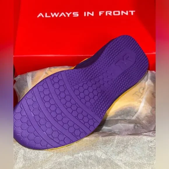 Just in🏋🏻 | TYR CXT-1 TRAINER CROSSFIT SHOE IN YELLOW/PURPLE M7.5 W9 - Picture 7 of 7